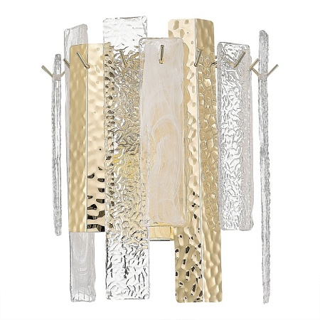 Бра ST-Luce Золотистый/Белый, Золотистый E14 2*40W SL1636.201.02 - фото