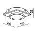 Встраиваемый светильник Technical Hoop DL086-GX53-SQ-W - фото