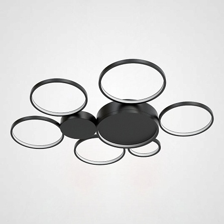 Потолочная Люстра В Виде Колец Twine 7 Rings Black Imperiumloft 102161-26 - фото