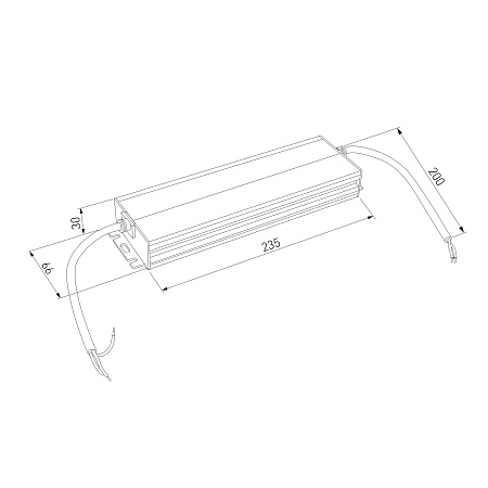 Блок питания 150W 24V IP67 95054/00 Elektrostandard - фото