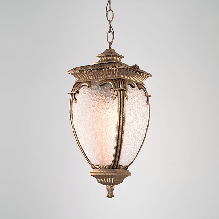 Уличный подвесной светильник Andromeda H черное золото IP44 GLYF-8024H черное золото Elektrostandard - фото