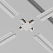 Коннектор Х-образный Unity встраиваемый белый - фото