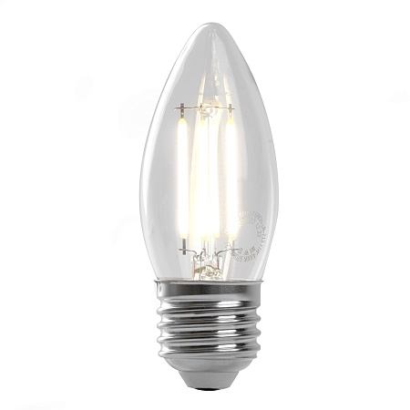 Лампа светодиодная Feron LB-66 Свеча E27 7W 230V 4000K - фото
