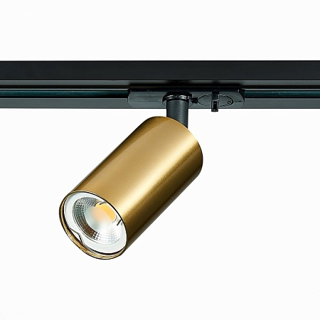 Св-к трек. Золотистый GU10 1*50W IP20 L100xW54xH142 220V Без ламп ST300.206.01 - фото
