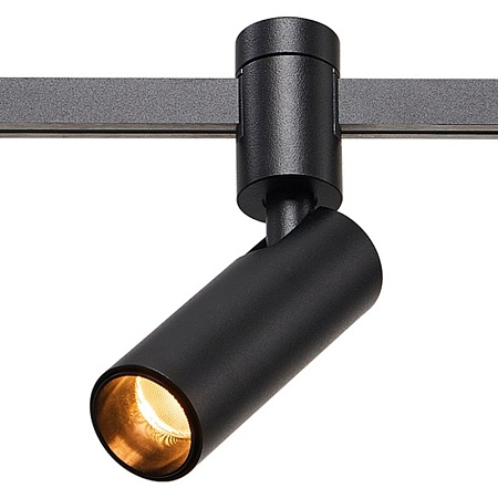 Магнитный трековый светильник FARM Черный LED 1*5W 3000K 341Lm Ra90 60 IP20 D35xH100 24 ST811.406.05 - фото