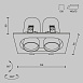 Встраиваемый светильник Technical Hidden DL045-02-10W3K-B - фото
