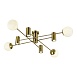 Светильник потолочный Латунь/Белый GU10+E27 4+4*5+60W SLE1105-302-08 - фото