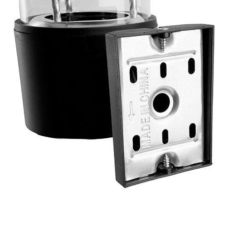 Светильник садово-парковый Feron.ONE DH0801-P, на стену вверх, E27 230V, черный пластик - фото