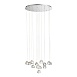 Светильник подвесной ST-Luce Хром/Прозрачный с пузырьками воздуха LED 13*3W 3000K SL6017.101.13 - фото