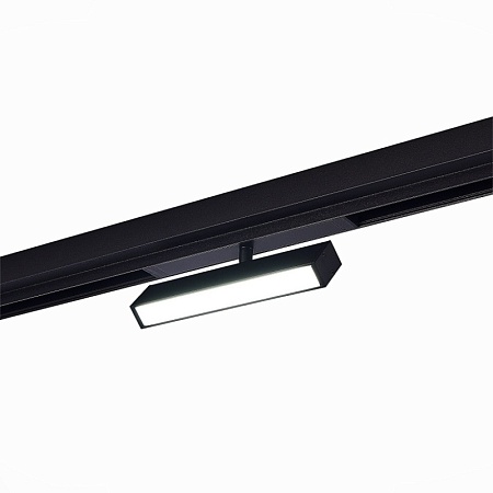 Св-к трек. Черный LED 1*9W 3000K 810Lm Ra>90 120° IP20 DxH105 220V ST378.436.09 - фото