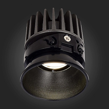 Светодиодный модуль Черный LED 1*2W 4000K 960Lm Ra90 36° IP20 D69xH85 220-240V ST851.448.12 - фото