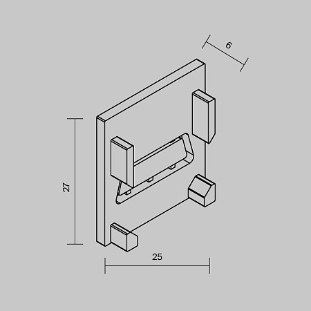 Комплектующие для профиля Outdoor O-TR002-EC - фото