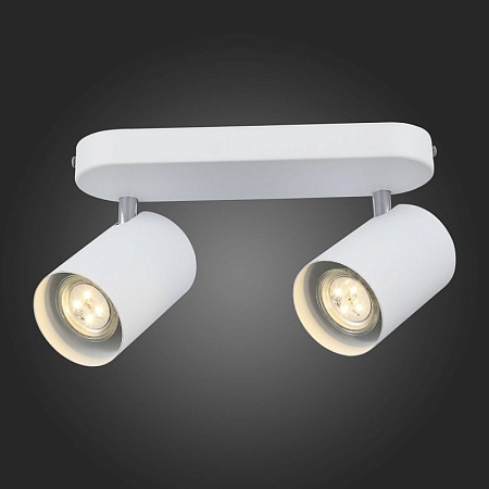 Спот ST-Luce Белый, Хром/Белый GU10 LED 2*7W SL597.501.02 - фото