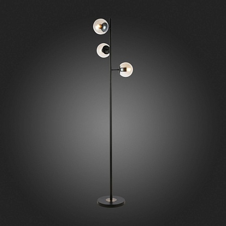 Светильник напольный Черный/Янтарный E27 3*60W SLE154905-03 - фото