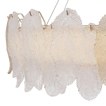 Светильник подвесной ST-Luce золото/прозрачный, янтарный LED 1*56W 3000K SL6135.223.01 - фото