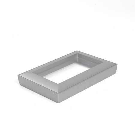 Рамка  2-местная (без перемычки),  пластик, STEKKER, PFR00-7012-08, серия Катрин, золото - фото