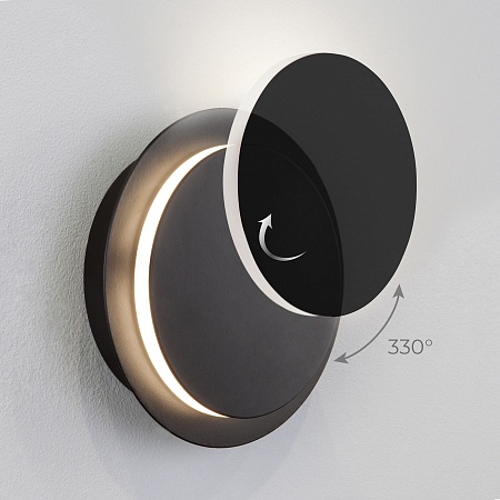 Настенный светодиодный светильник 40135/1 черный Elektrostandard - фото