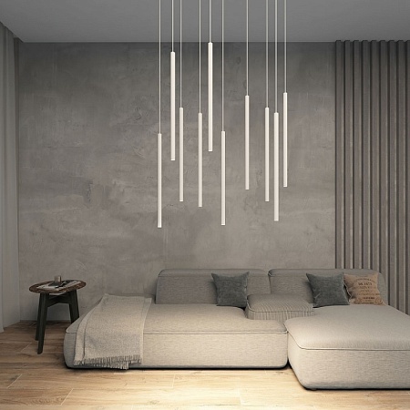 DK4304-WH Подвесной светильник со встроенным светодиодом, 5W, IP 20, 4000K, белый, алюминий - фото