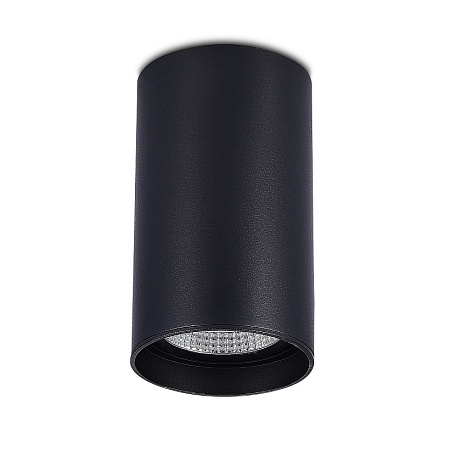 Светильник потолочный Черный LED 1*20W 4000K 1 600Lm Ra>90 60° IP44 D95xH150 220-265V ST157.442.20 - фото