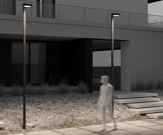 Столб для паркового светильника Outdoor O473P-GF - фото