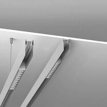 Соединитель угловой для низковольтного накладного шинопровода, белый, LD2001 - фото