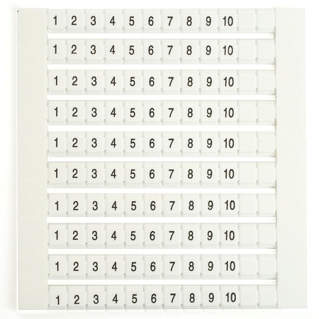 Маркеры для ЗНИ (JXB ST) с нумерацией 1-10 LD556-5 STEKKER - фото