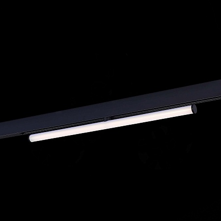 Магнитный трековый светильник Черный LED 1*10W 4000K 1 100Lm Ra>90 120° IP20 L604xW28xH ST803.446.10 - фото