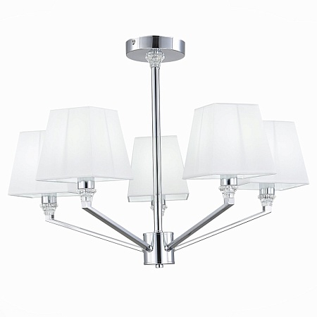 Светильник потолочный Хром/Белый E14 5*40W SLE107602-05 - фото