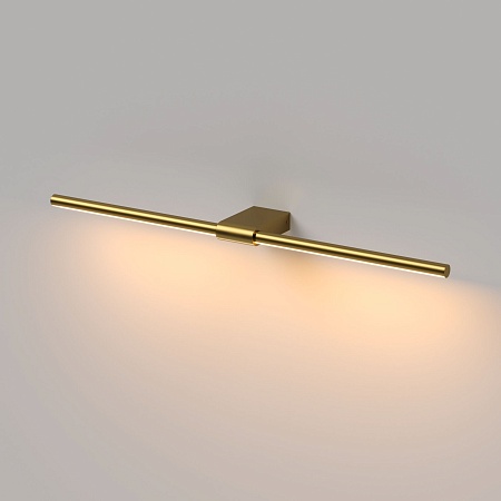 Светильник настенный поворотный светодиодный Luar 600 латунь 3000К 40125/LED Elektrostandard - фото