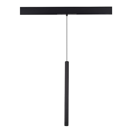 Магнитный трековый светильник Черный LED 1*8W 4000K 450Lm Ra90 24° IP20 D30xH500 48V ST683.446.08 - фото