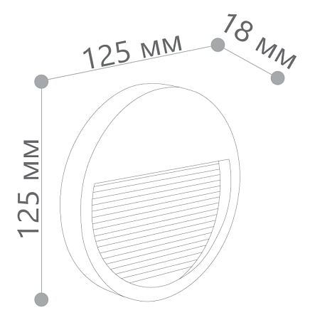 Светодиодный светильник Feron DH203 накладной 5W 4000K, IP65, черный - фото