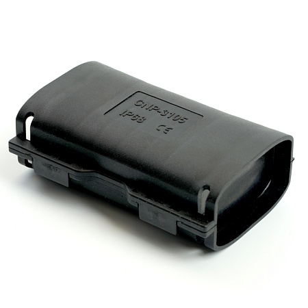 Коробка изоляционная с гелем, 450V, 74х46х26, черный, LD549 - фото