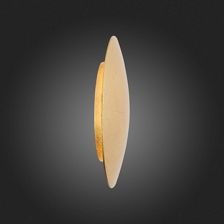 Светильник настенный ST-Luce Сусальное золото/Сусальное золото LED 1*18W 3000K SL457.211.01 - фото