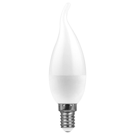 Лампа светодиодная Feron LB-570 Свеча на ветру E14 9W 175-265V 6400K - фото