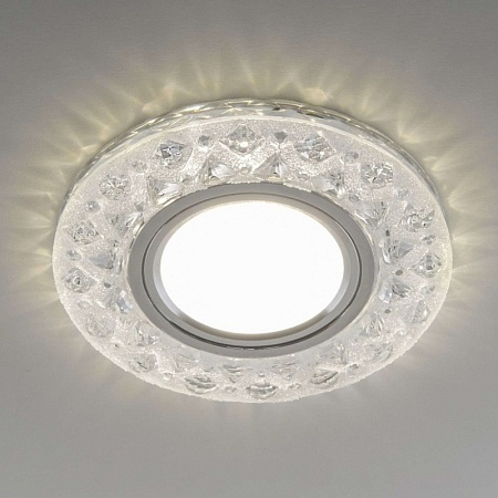 Встраиваемый точечный светильник с LED подсветкой 2222 MR16 - фото