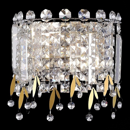 Бра ST-Luce Золотистый/Прозрачный E14 2*40W SL1655.201.02 - фото