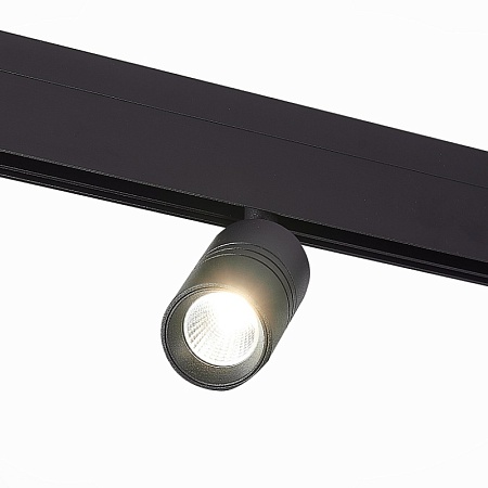 Магнитный трековый светильник Черный LED 1*7W 4000K 595Lm Ra>90 36° IP20 D44xH90 48V ST365.446.07 - фото