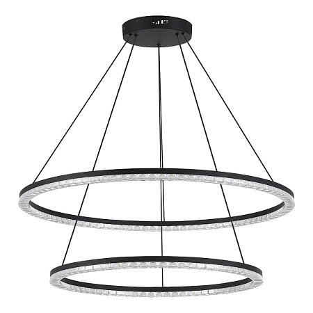 Светильник подвесной ST-Luce черный/прозрачный LED 1*96W 4000K SL1018.403.02 - фото