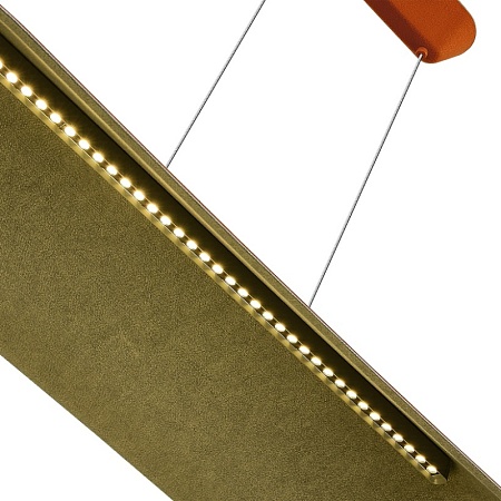 Светильник подвесной ST-Luce Оранжевый,Серый/Оранжевый,Серый LED 1*32W SL3001.823.01 - фото