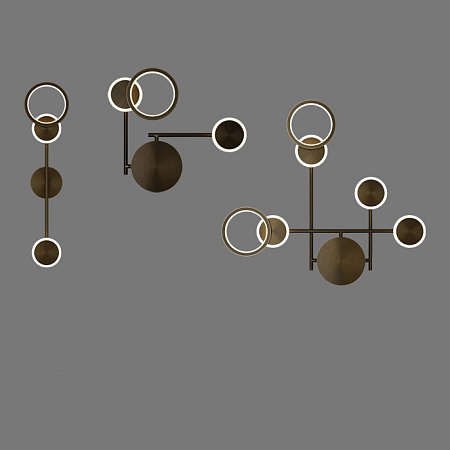 Настенный Светильник Zingy B Black Imperiumloft 209013-23 - фото