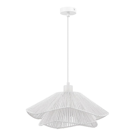 Светильник подвесной белый/белый E27 1*40W SLE6023-503-01 - фото
