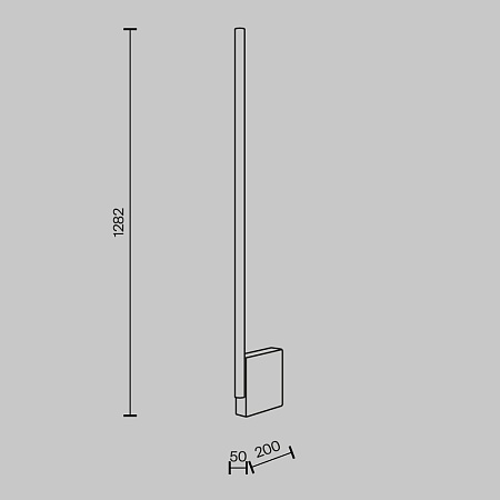 Напольный светильник (торшер) Maytoni Solid MOD277FL-L24GR3K - фото