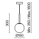 Подвесной светильник Maytoni Basic form MOD321PL-01W - фото