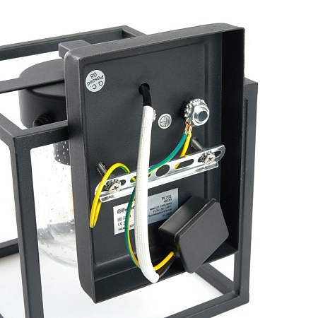 Светильник садово-парковый Feron PL701 на стену вниз  60W E27 230V, черный - фото