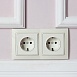 Розетка с заземлением и шторками слоновая кость WL03-SKGS-01-IP44-ivory - фото