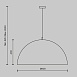 Подвесной светильник Maytoni Dome MOD169PL-05GB1 - фото