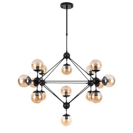 Люстра на штанге ARTE LAMP A1664SP-15BK - фото