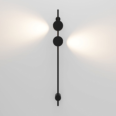 Cветильник настенный светодиодный Illume черный 3000K 40154/LED Elektrostandard - фото