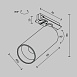 Трековый светильник Technical FOCUS LED TR021-1-12W4K-W-BBS - фото