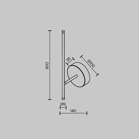 Настенный светильник (бра) Technical C085WL-L7BS2.7K - фото